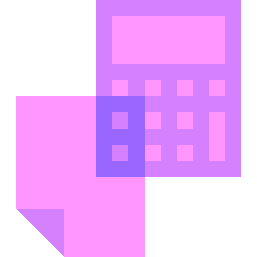 Calculating Basic Sheer Flat icon