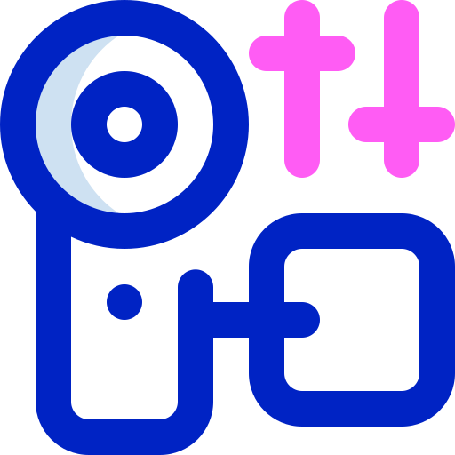 camara de video Super Basic Orbit Color icono