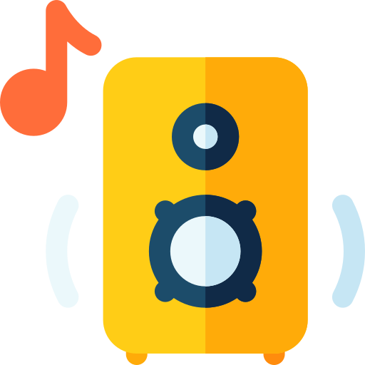 음악 Basic Rounded Flat icon