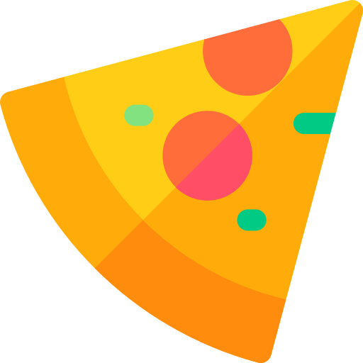 pizza Basic Rounded Flat Ícone