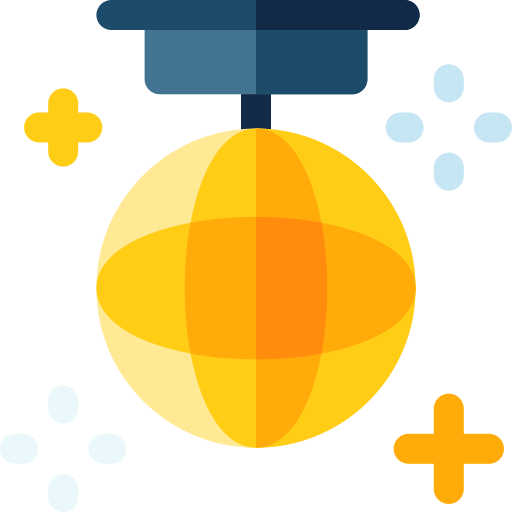 disco ball Basic Rounded Flat icon