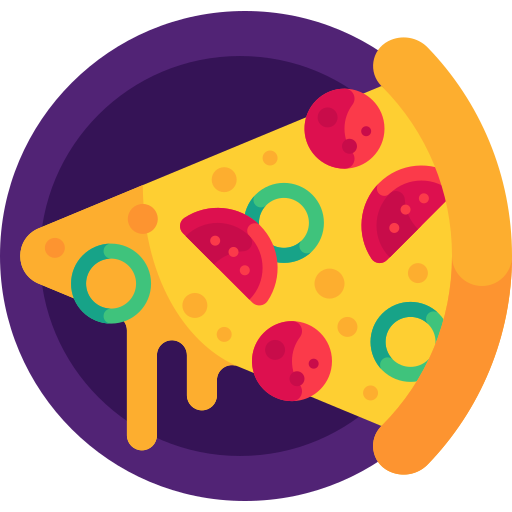 pizza Detailed Flat Circular Flat icon