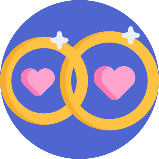 結婚指輪 Detailed Flat Circular Flat icon