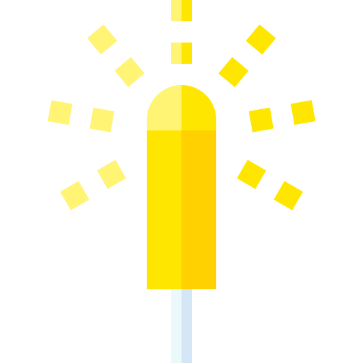 Sparkler Basic Straight Flat icon