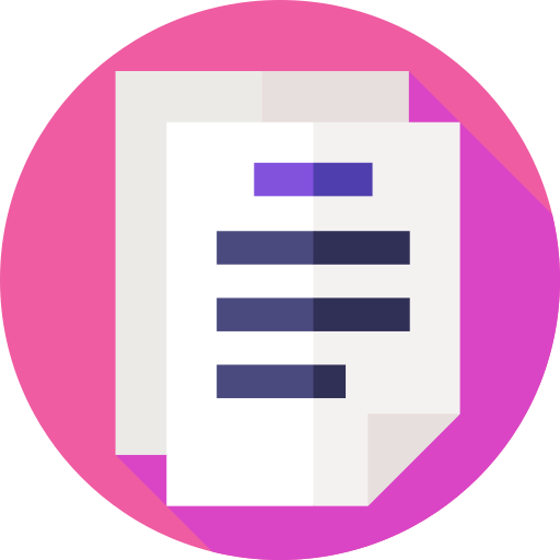 document Flat Circular Flat icoon