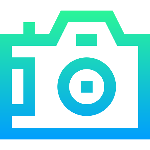 Photo camera Super Basic Straight Gradient icon