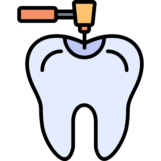 wiertło dentystyczne Generic Outline Color ikona