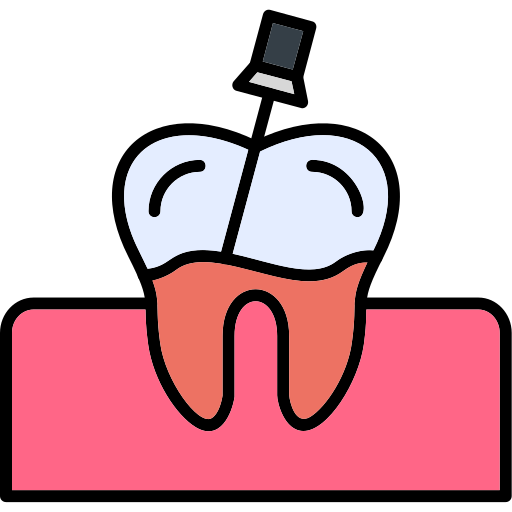 歯根管 Generic Outline Color icon