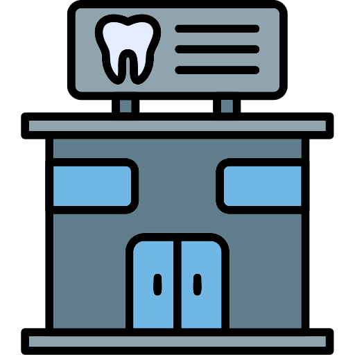 치과 진료소 Generic Outline Color icon