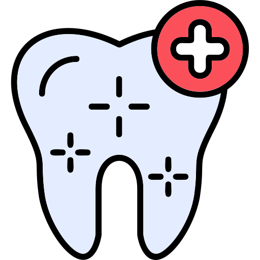 zdrowy ząb Generic Outline Color ikona