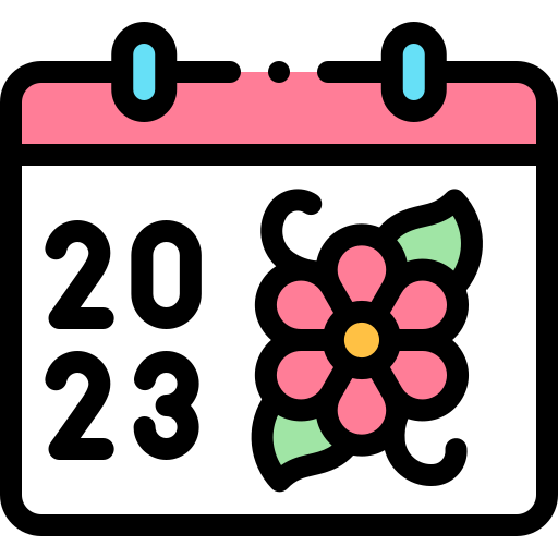 春 Detailed Rounded Lineal color icon