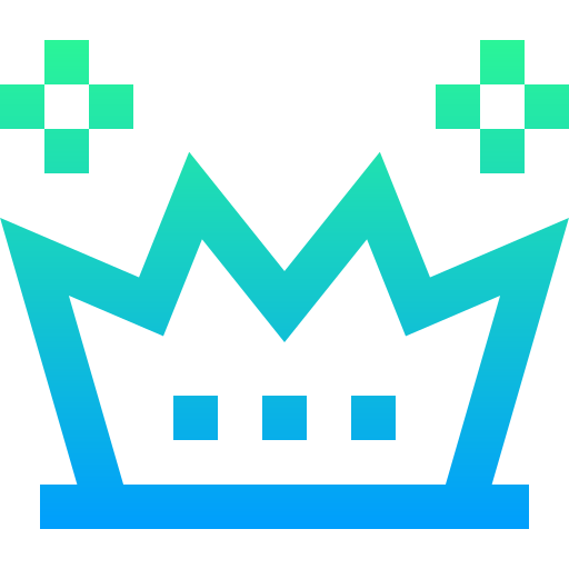 Crown Super Basic Straight Gradient icon