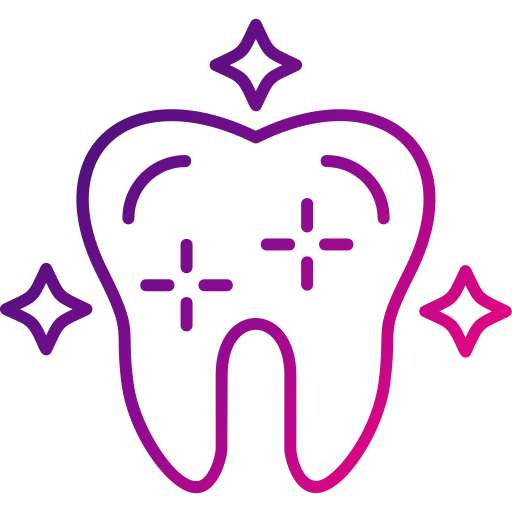 깨끗한 치아 Generic Gradient icon