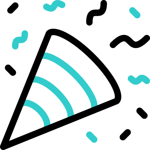 konfetti Basic Accent Outline icon