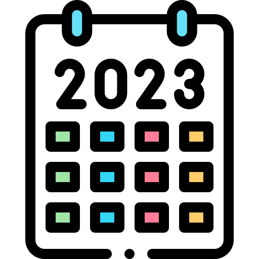 2023 Detailed Rounded Lineal color icon