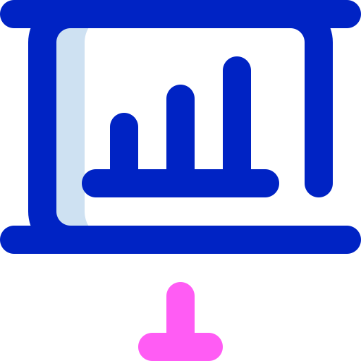 Presentation Super Basic Orbit Color icon