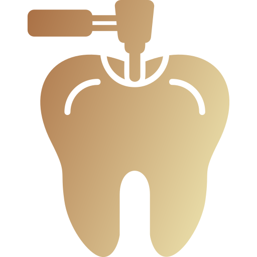 trapano dentale Generic Flat Gradient icona