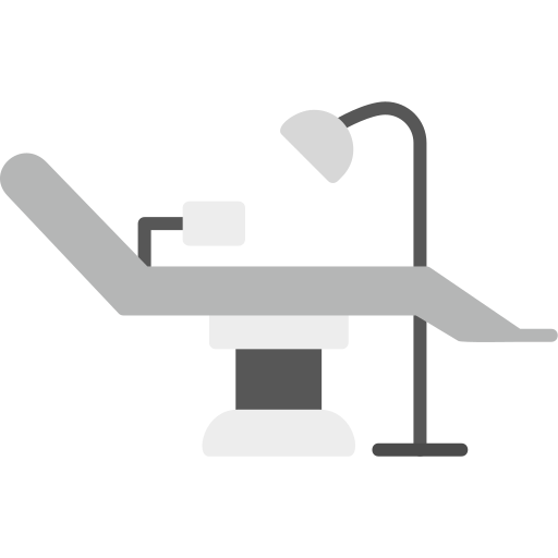 tandarts stoel Generic Grey icoon