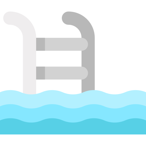 piscina Kawaii Flat icono