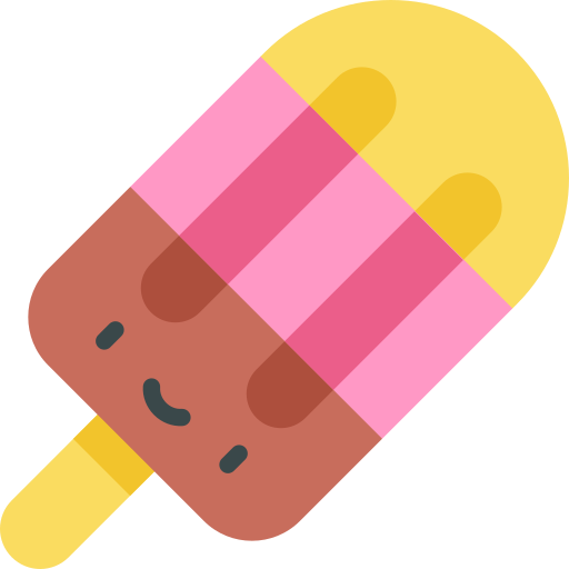 Popsicle Kawaii Flat icon