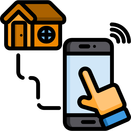 Smart house Special Lineal color icon