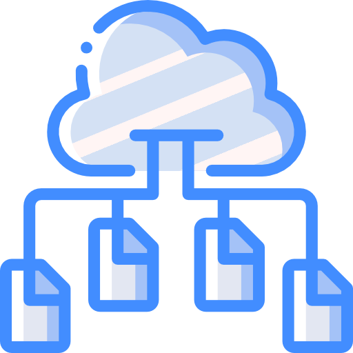 nuvola informatica Basic Miscellany Blue icona