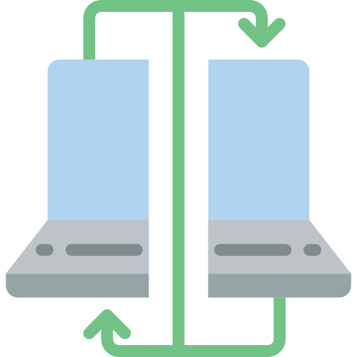 ordenador portátil Basic Miscellany Flat icono
