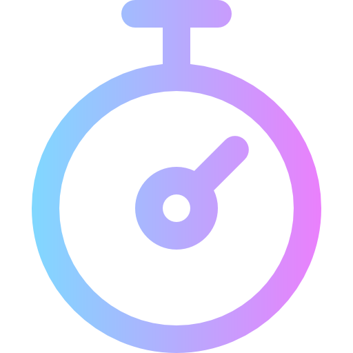 Chronometer Super Basic Rounded Gradient icon
