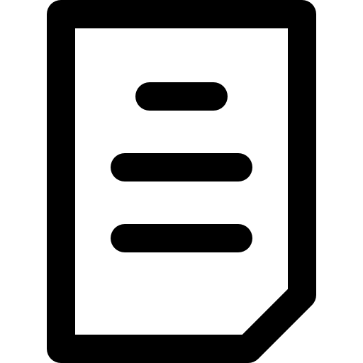 archivo Super Basic Rounded Lineal icono
