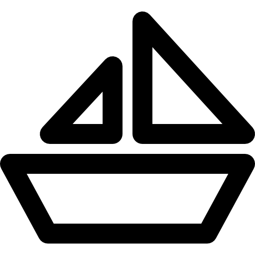 velero Super Basic Rounded Lineal icono
