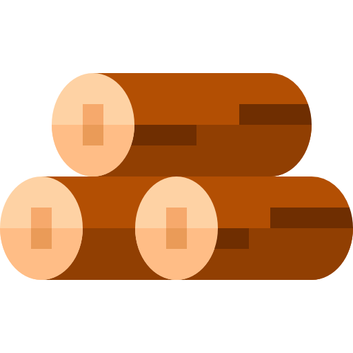 Log Basic Straight Flat icon