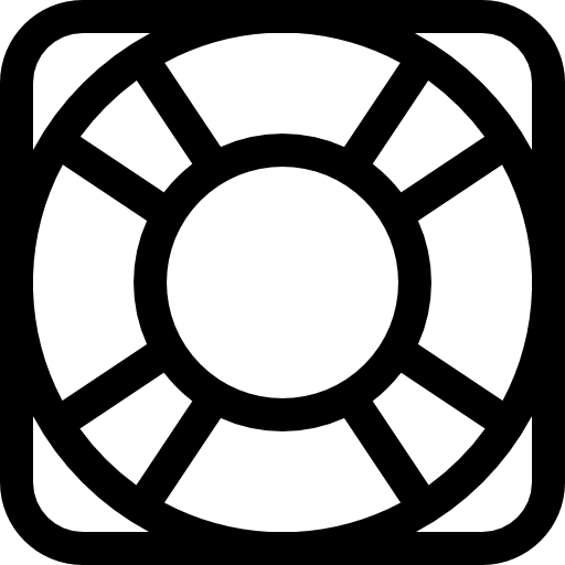 boya salvavidas Basic Straight Lineal icono