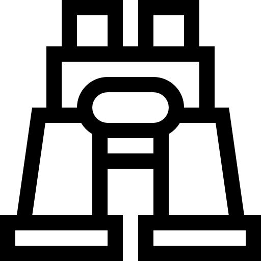 Бинокль Basic Straight Lineal иконка