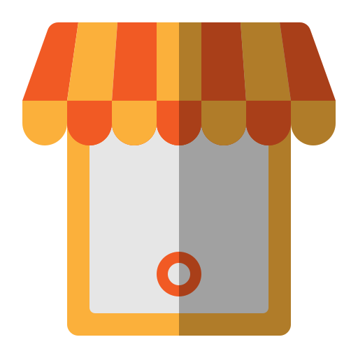 tienda móvil Generic Flat icono