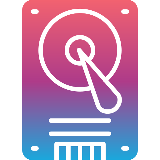 ハードディスク Generic Flat Gradient icon