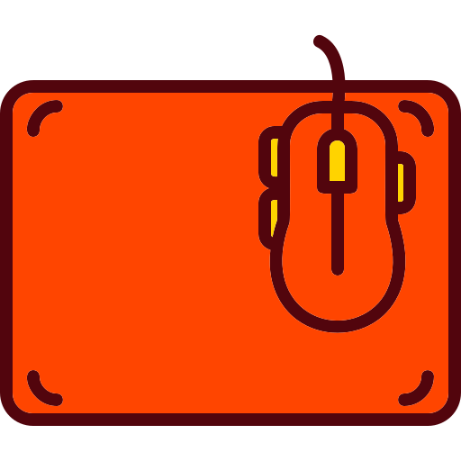 mauspad Generic Outline Color icon