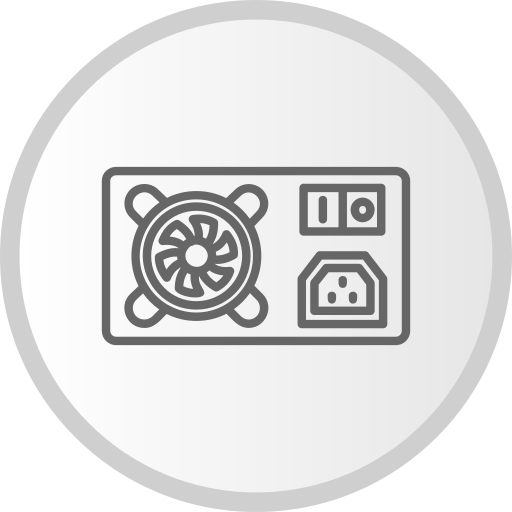 Power supply Generic Grey icon