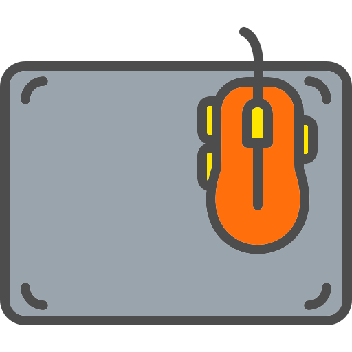 Mouse pad Generic Outline Color icon