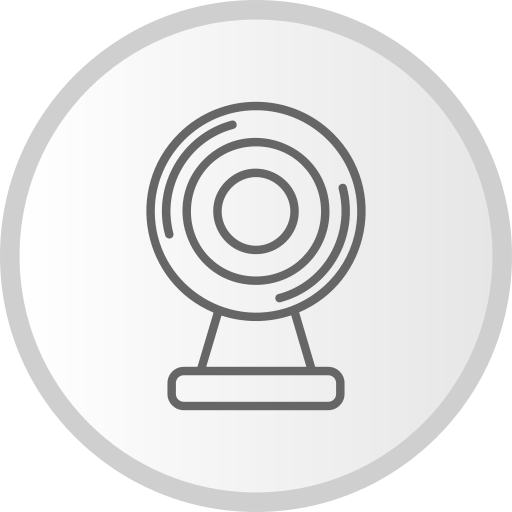 kamerka internetowa Generic Grey ikona
