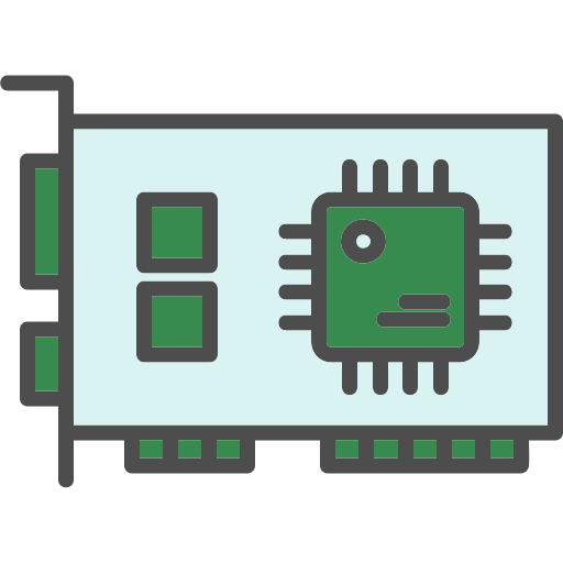 Network Interface Card Generic Outline Color icon