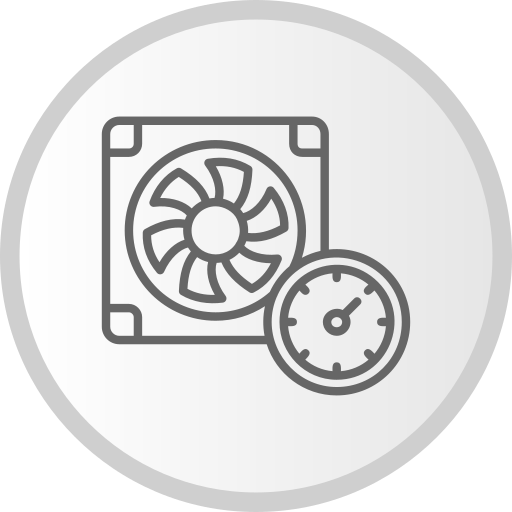 Cooling Fan Generic Grey icon