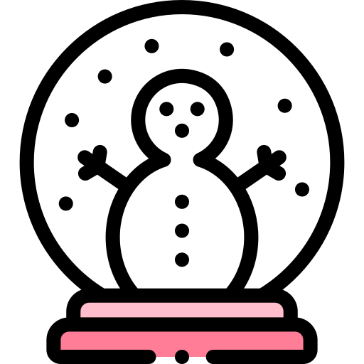 Snowball Detailed Rounded Lineal color icon