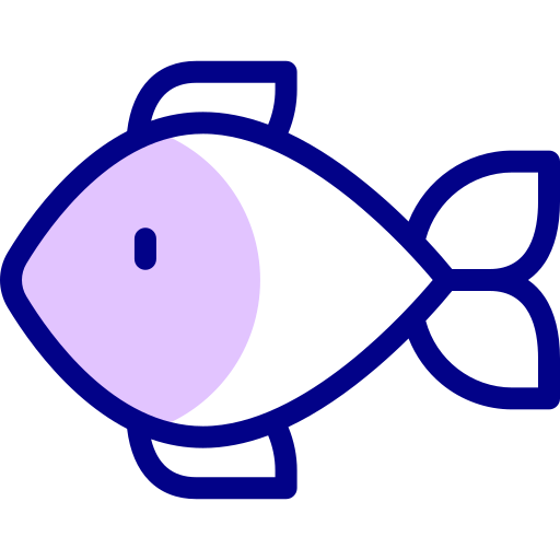 Fish Detailed Mixed Lineal color icon