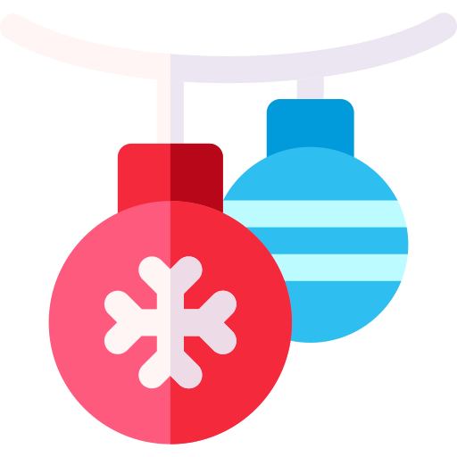 クリスマスの飾り Basic Rounded Flat icon