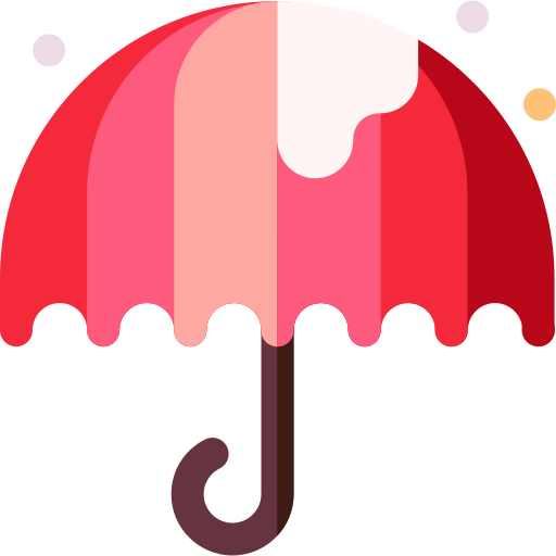 傘 Basic Rounded Flat icon