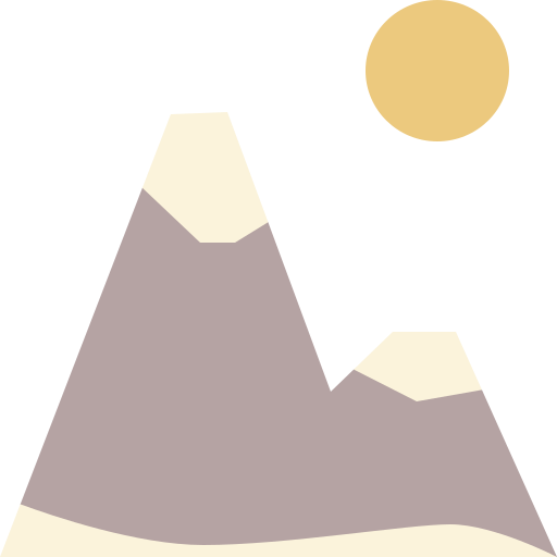 berg Cartoon Flat icon