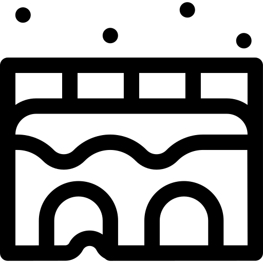 pont Basic Rounded Lineal Icône