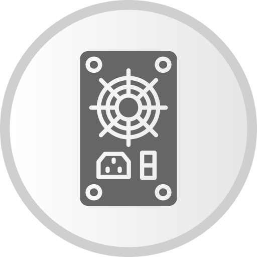 Power supply Generic Grey icon