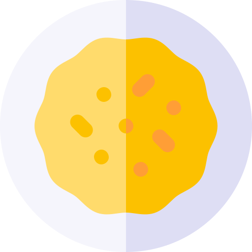aardappelpuree Basic Rounded Flat icoon