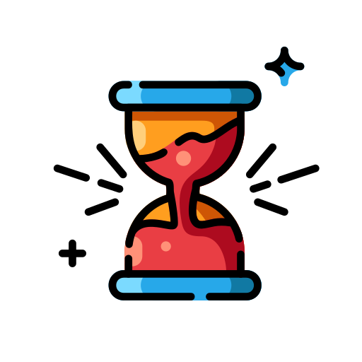 Hourglass Generic Outline Color icon